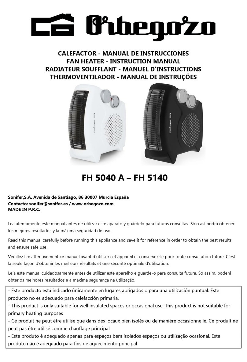 Orbegozo FH 5040 A User manual