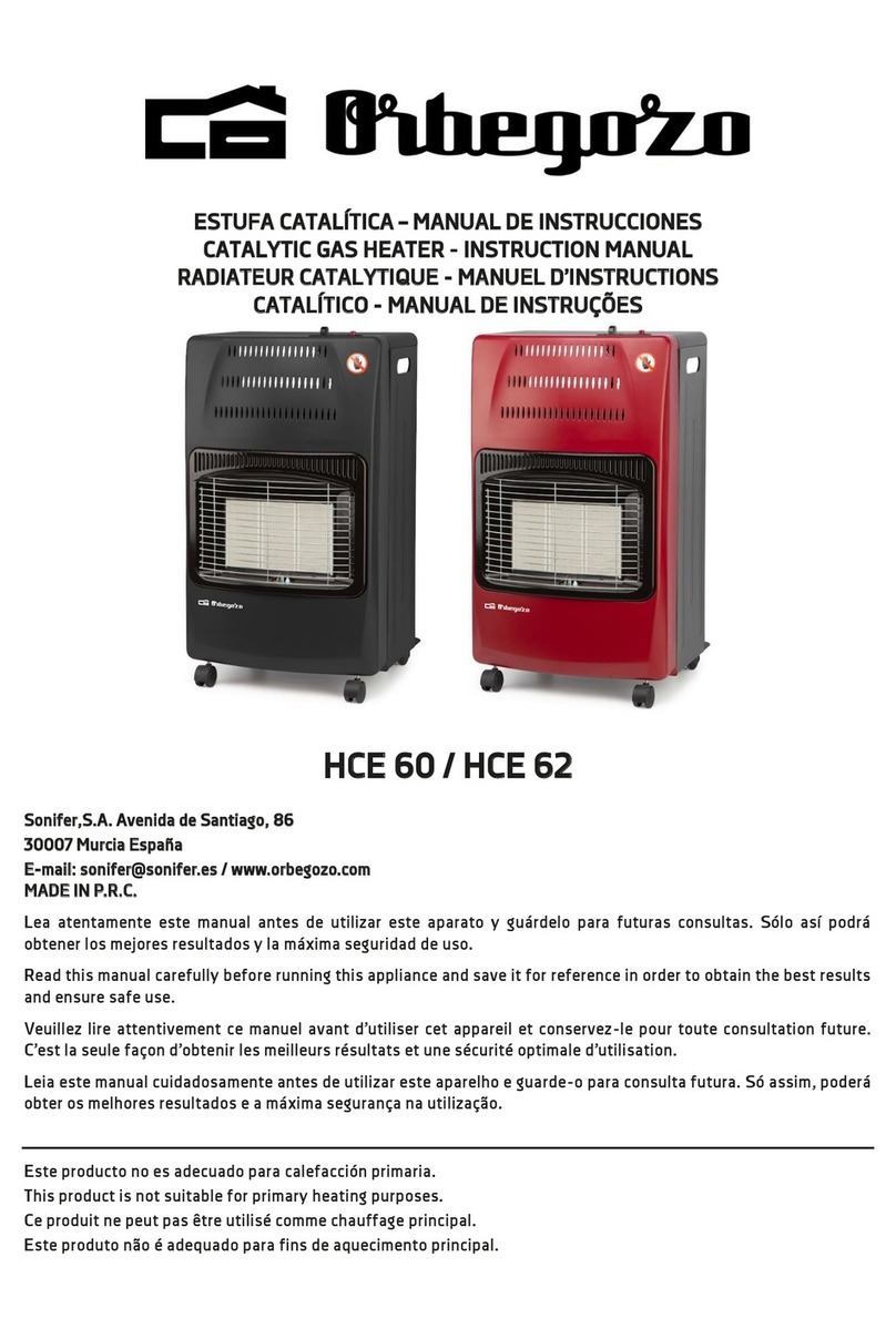 Orbegozo HCE 60 instruction manual