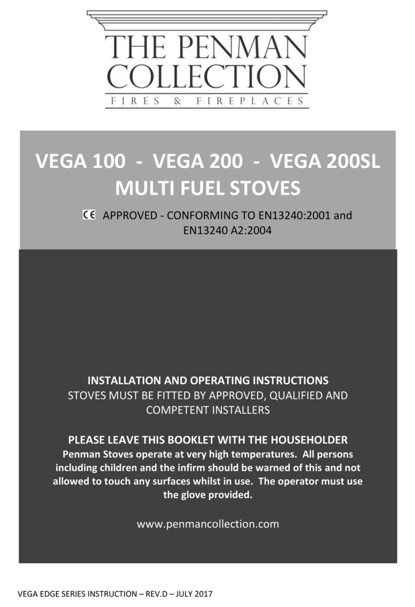 Penman Collection VEGA 100 Installation and operating instructions