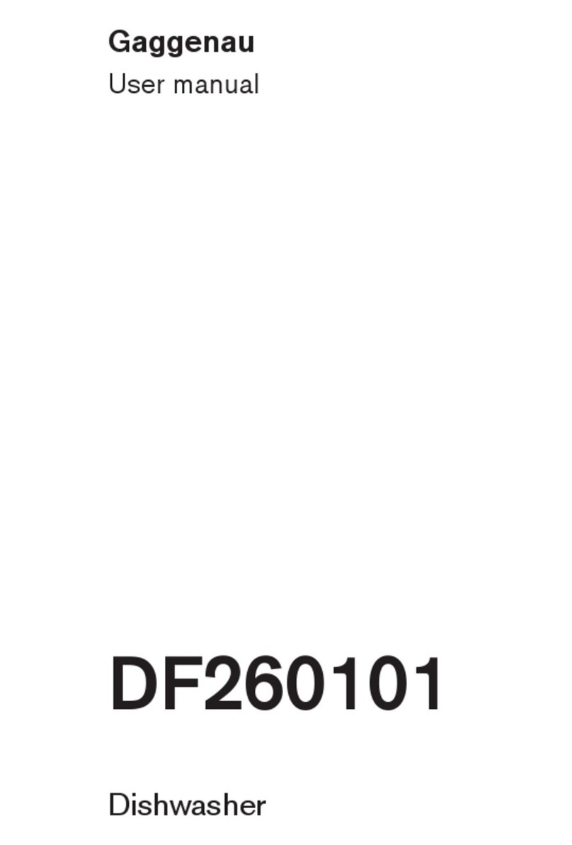 Gaggenau DF260101 User manual
