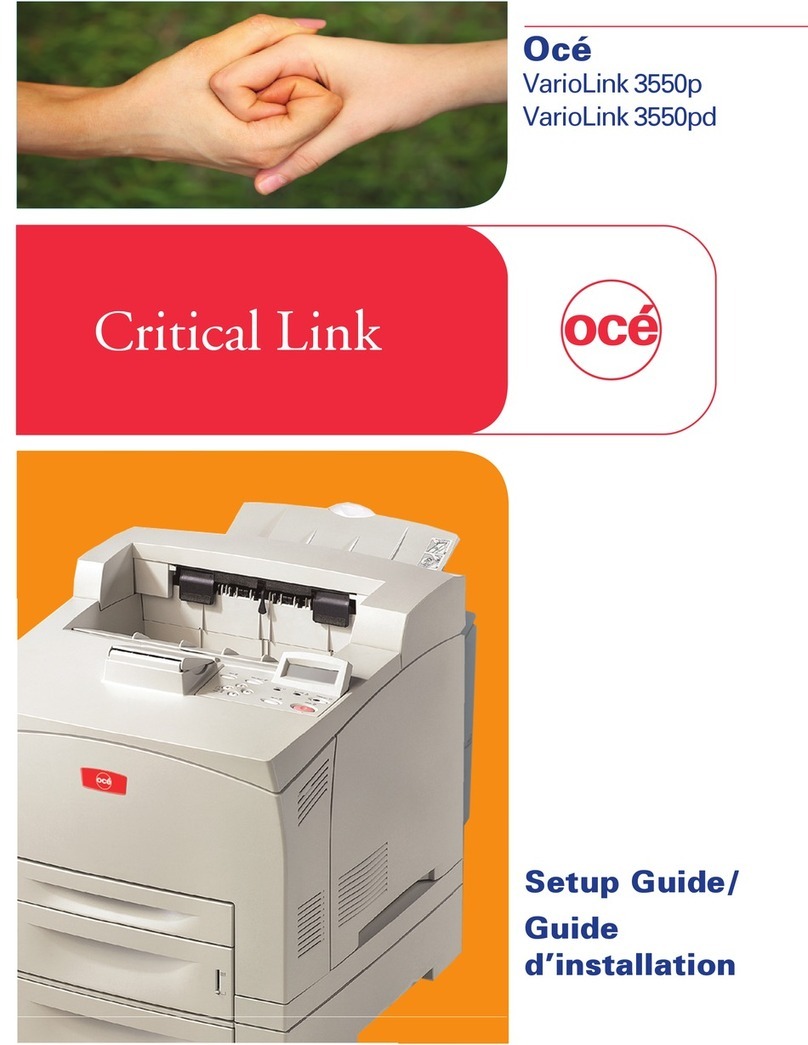 Oce VarioLink 3550pd User manual