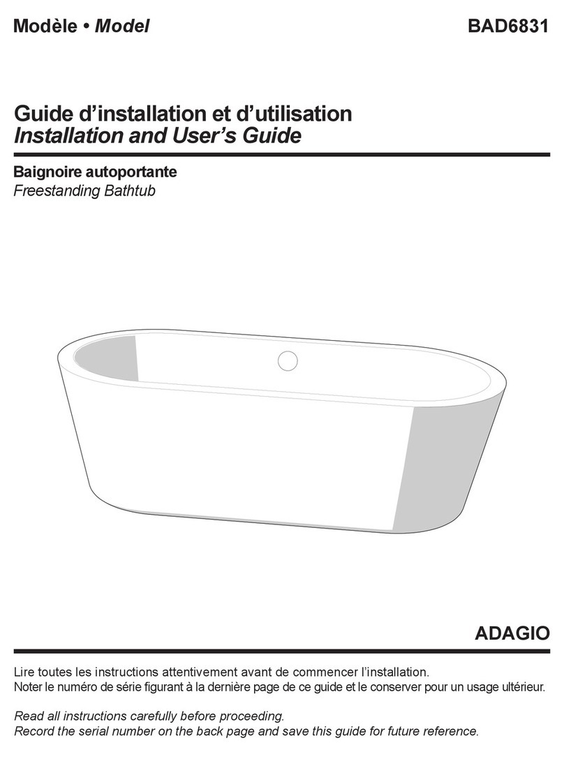 Legato ADAGIO BAD6831 User manual