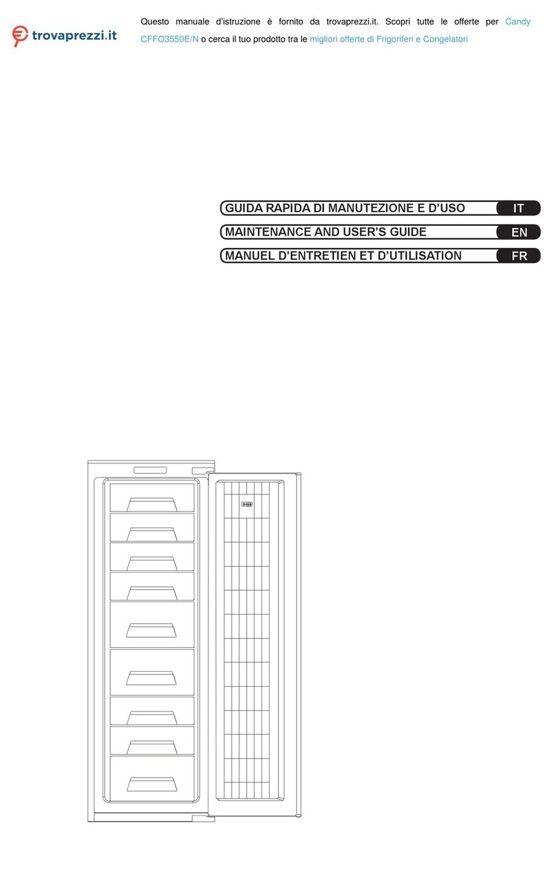 Hoover CFFO3550E/N Maintenance and user guide