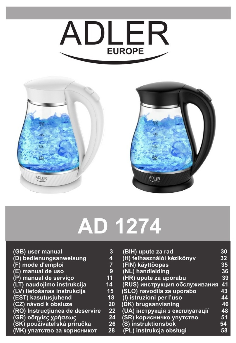 Adler Europe AD 1274 user manual