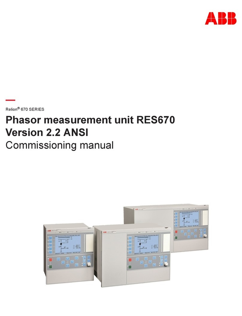ABB Relion 670 series Quick start guide