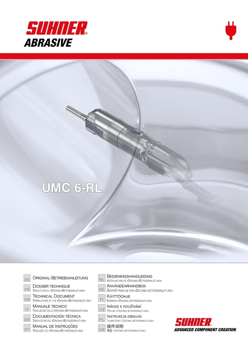 SUHNER ABRASIVE UMC 6-RL Technical manual