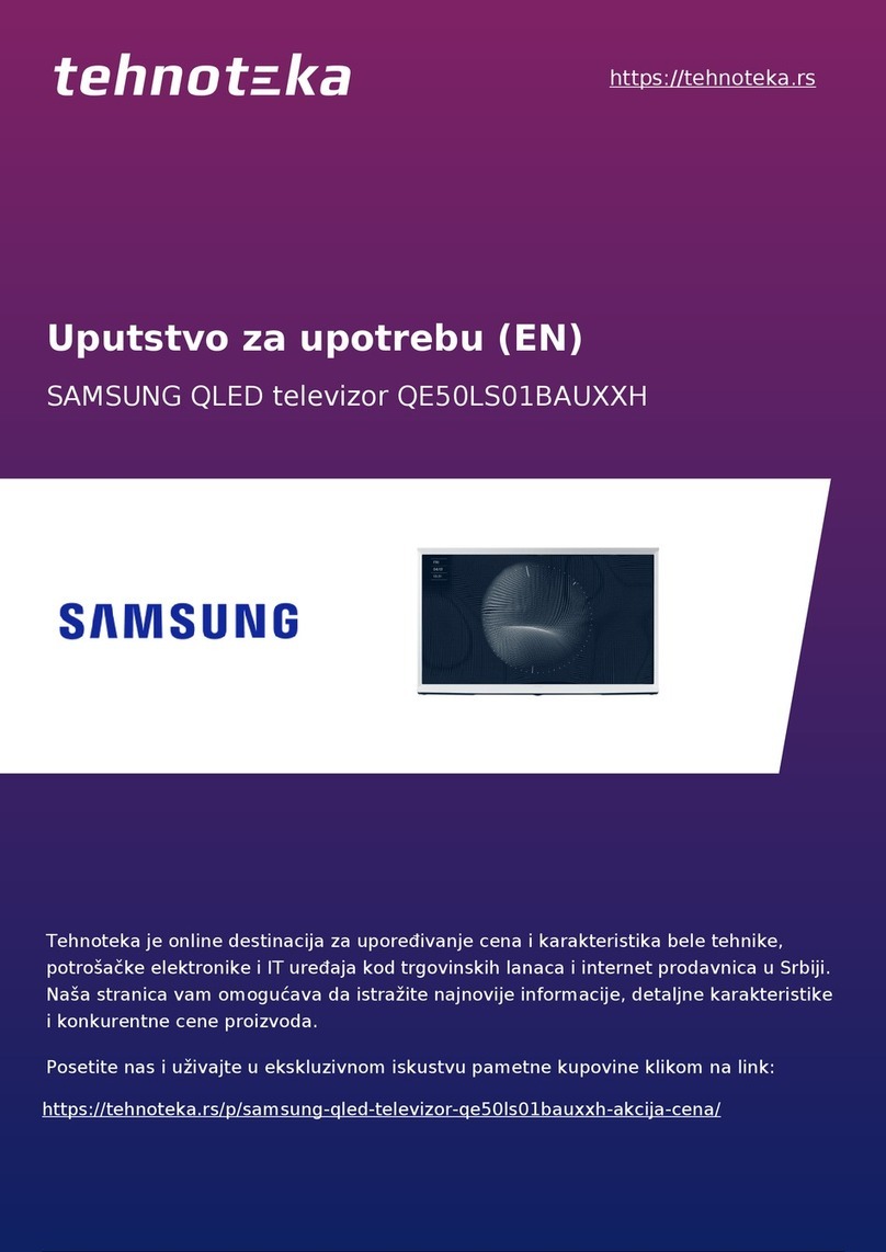 Samsung QE50LS01BAUXXH User manual Samsung QE50LS01BAUXXH User manual