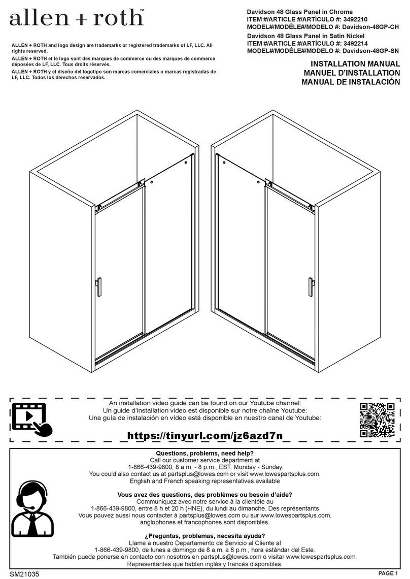Allen + Roth Davidson-48GP-SN instruction manual Allen + Roth Davidson-48GP-SN instruction manual