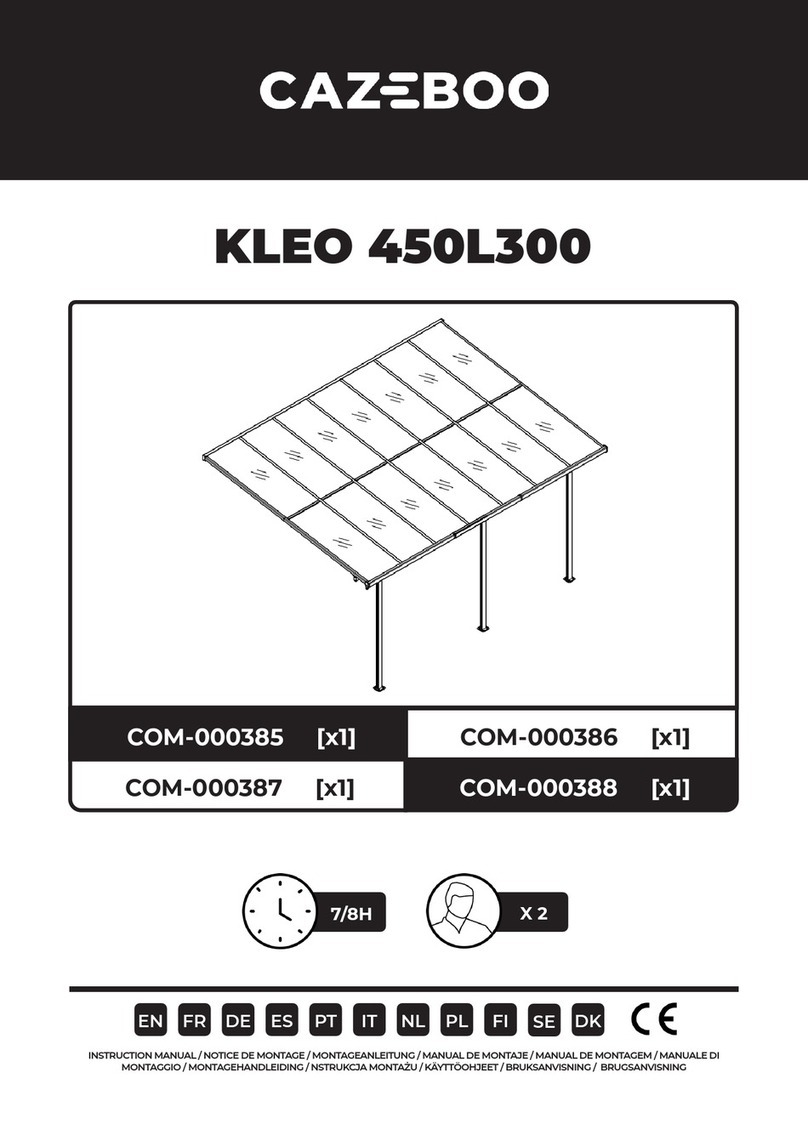 CAZEBOO COM-000385 User manual CAZEBOO COM-000385 User manual