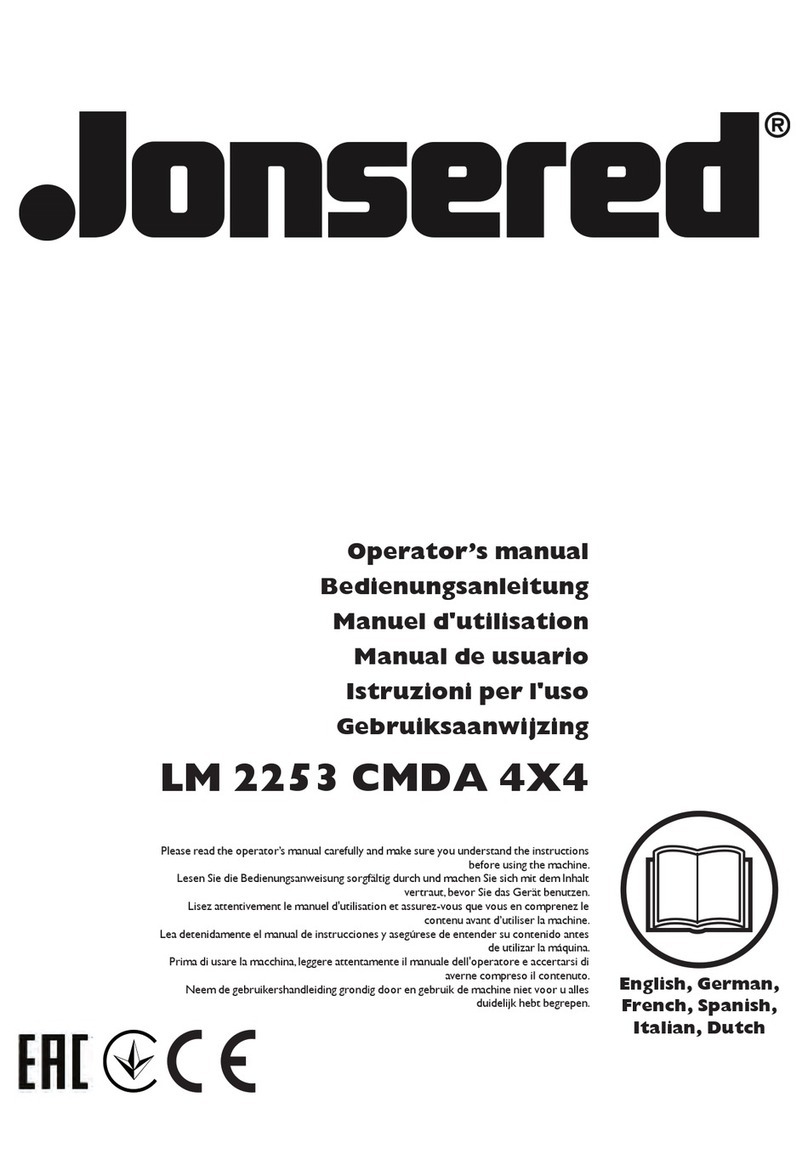 Jonsered LM 2253 CMDA 4X4 Operator's manual