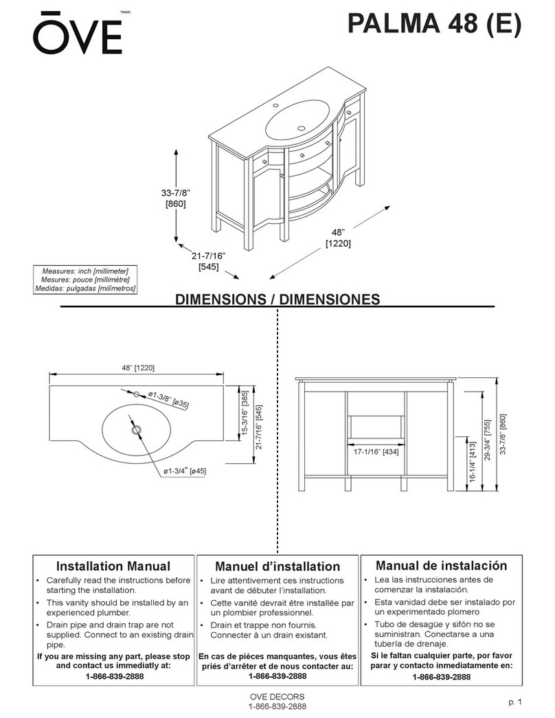 OVE PALMA 48 installation manual OVE PALMA 48 installation manual