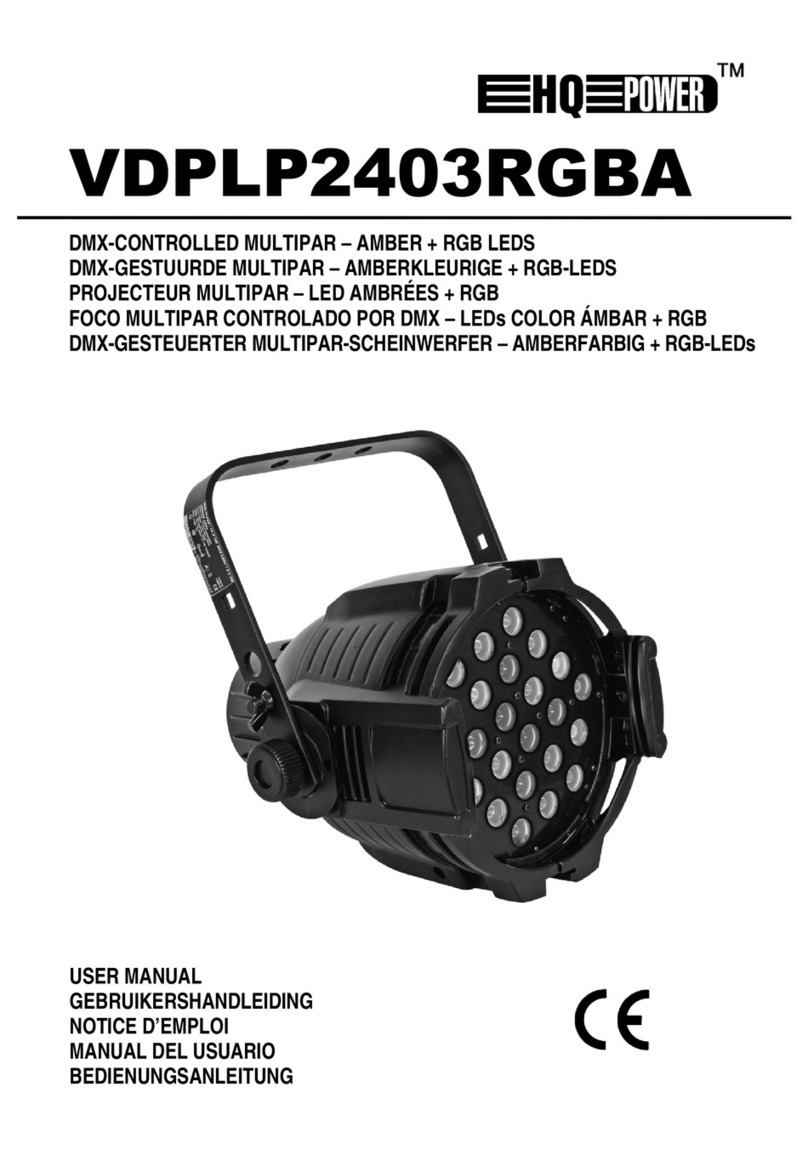 Velleman HQ POWER VDPLP2403RGBA User manual