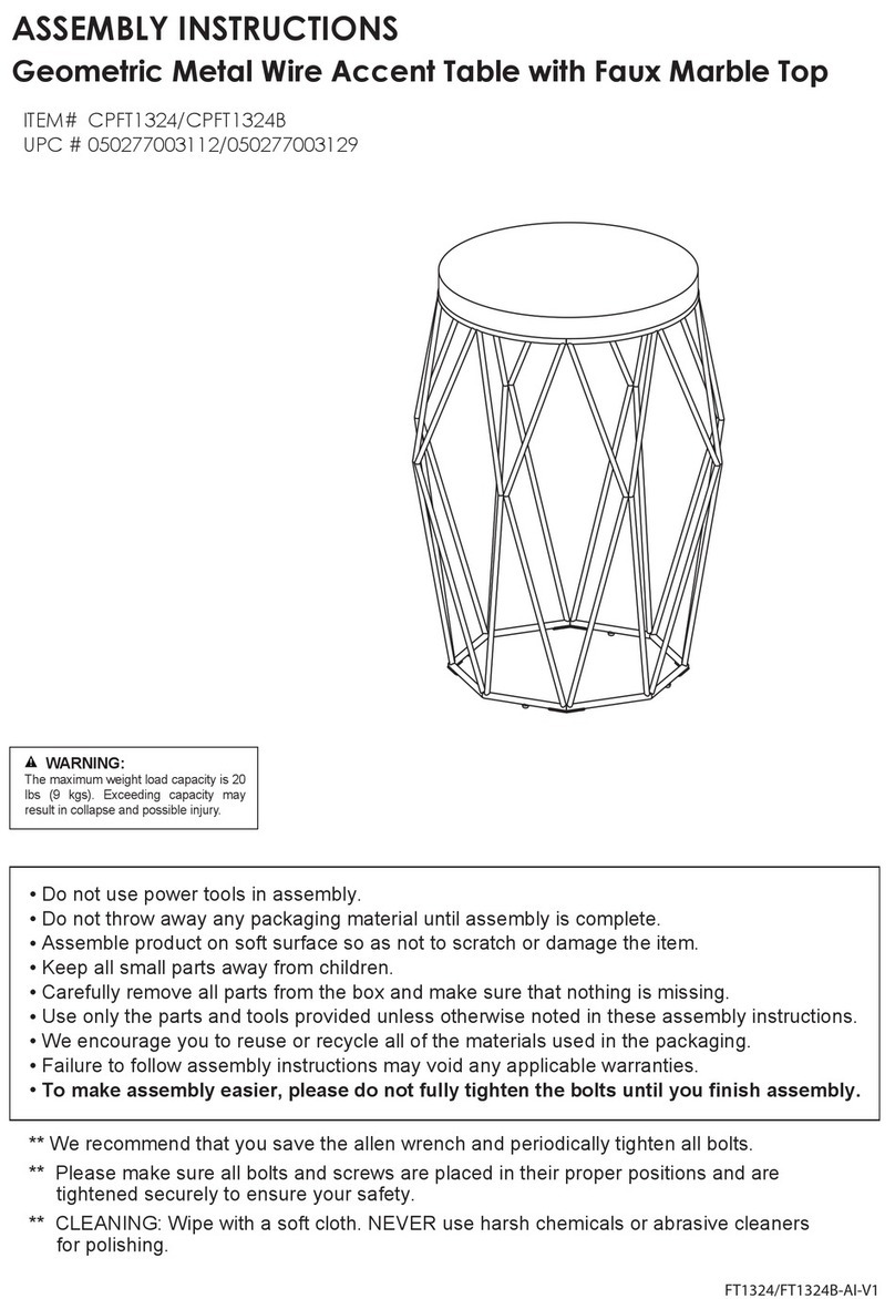 Cheyenne Products CPFT1324B Assembly instructions