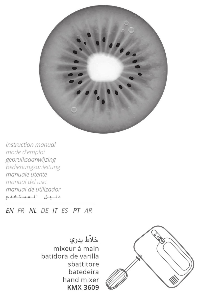 Kiwi KMX 3609 instruction manual