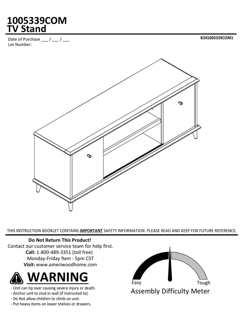 Ameriwood HOME 1005339COM manual Ameriwood HOME 1005339COM manual