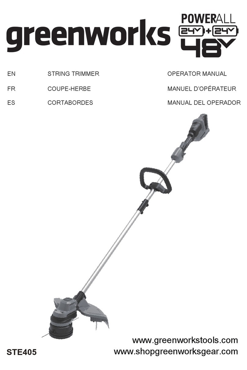 GreenWorks Pro STE405 Operator's manual