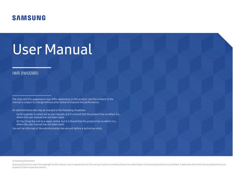 Samsung LH008IWRMWS/XU User manual