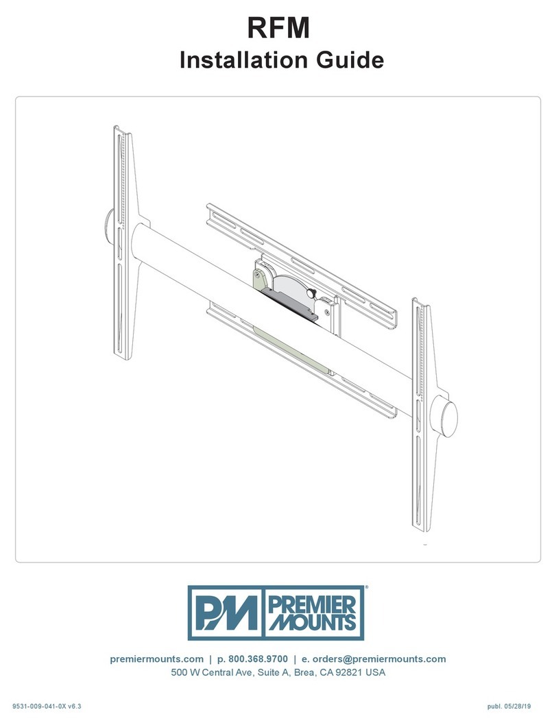 Premier Mounts RFM User manual