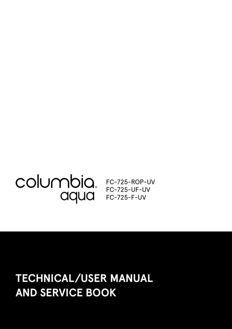 Kinetico columbia aqua FC-725-ROP-UV User manual