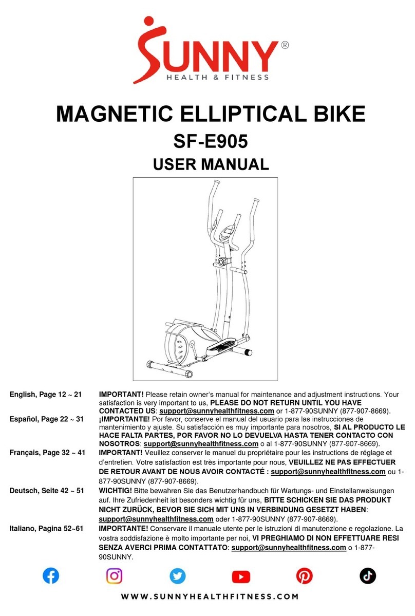 Sunny SF-E905 User manual Sunny SF-E905 User manual