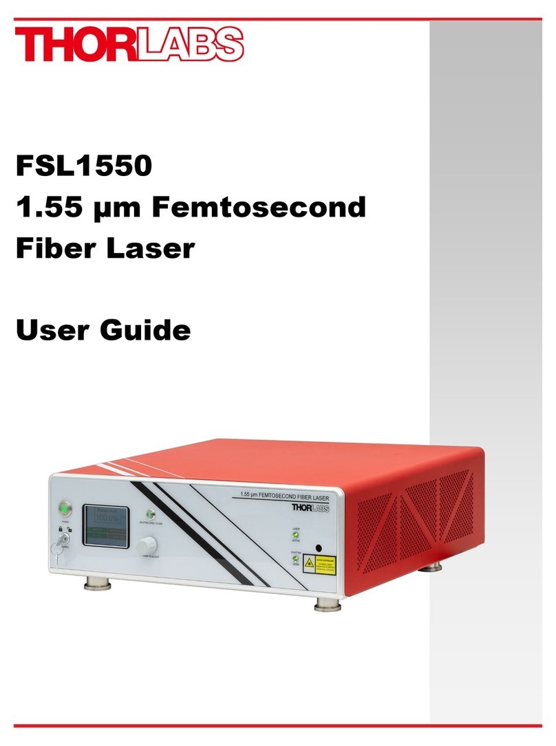 THORLABS FSL1550 User manual