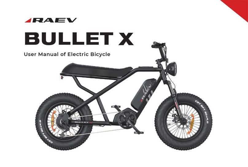 RAEV BULLET X user manual