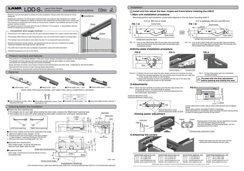 Lapcon LAMP LDD-S installation instructions