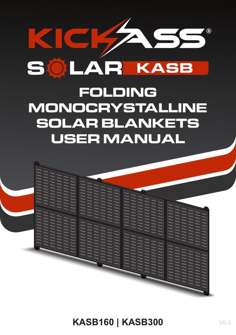 KICK ASS SOLAR KASB160 user manual