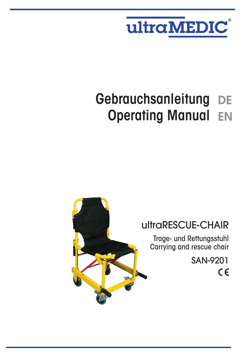 ultraMEDIC ultraRESCUE-CHAIR SAN-9201 operating manual ultraMEDIC ultraRESCUE-CHAIR SAN-9201 operating manual