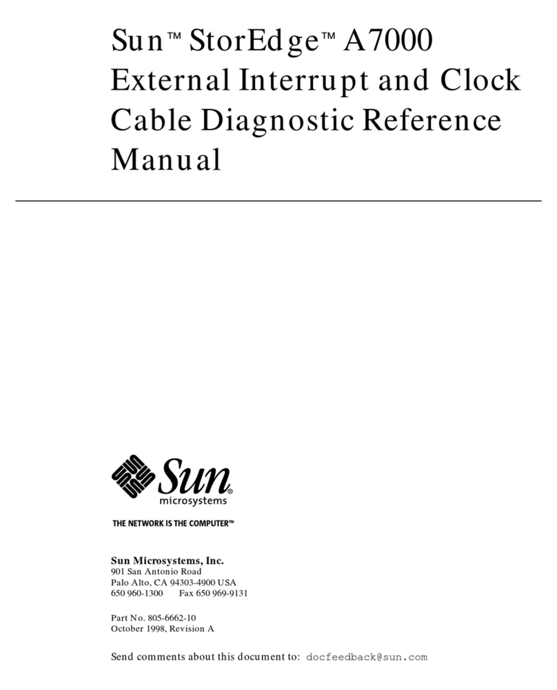 Sun Microsystems Storedge A7000 manual