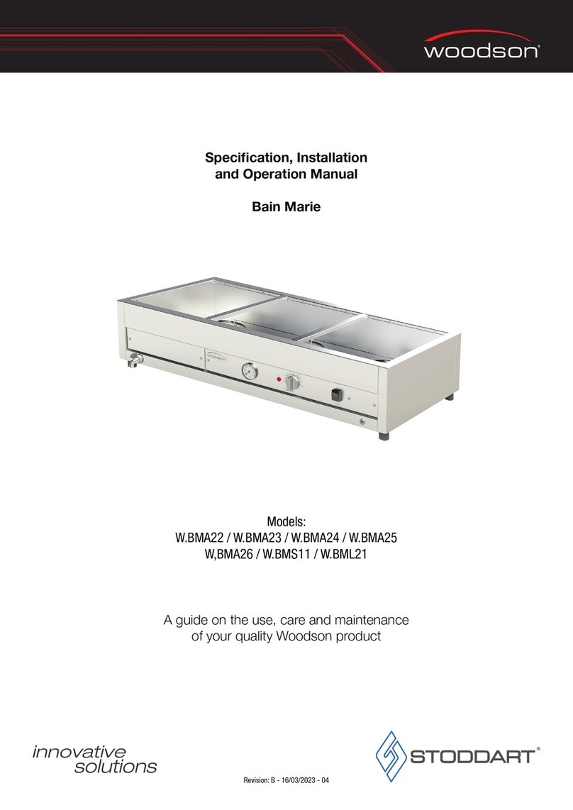 Woodson W.BMA23 Specification, installation and operation manual