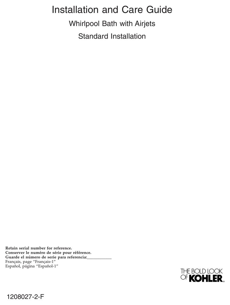 Kohler K-1947-XHGL-33 Assembly instructions