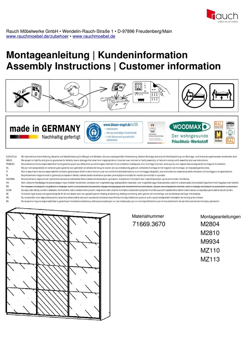 Rauch M2804 Assembly instructions
