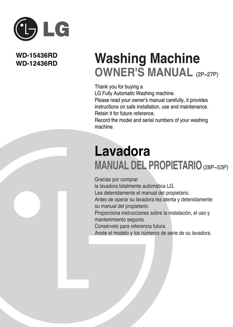 LG WD-12436RD User manual