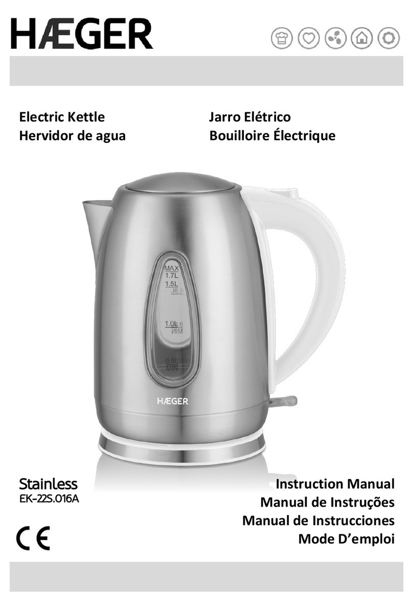 HAEGER Stainless EK-22S.016A User manual