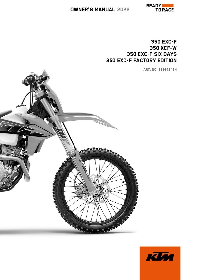 KTM 350 XCF-W 2022 User manual