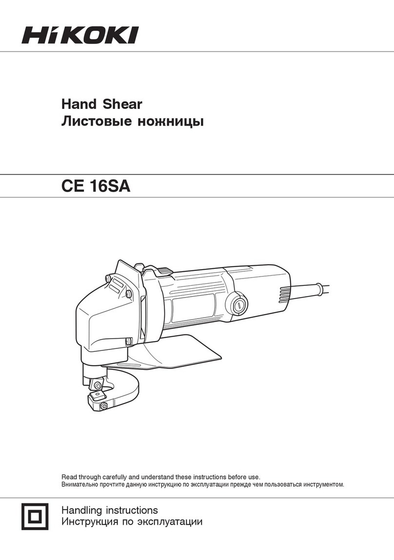 Hitachi CE16SANSZ Handling instructions