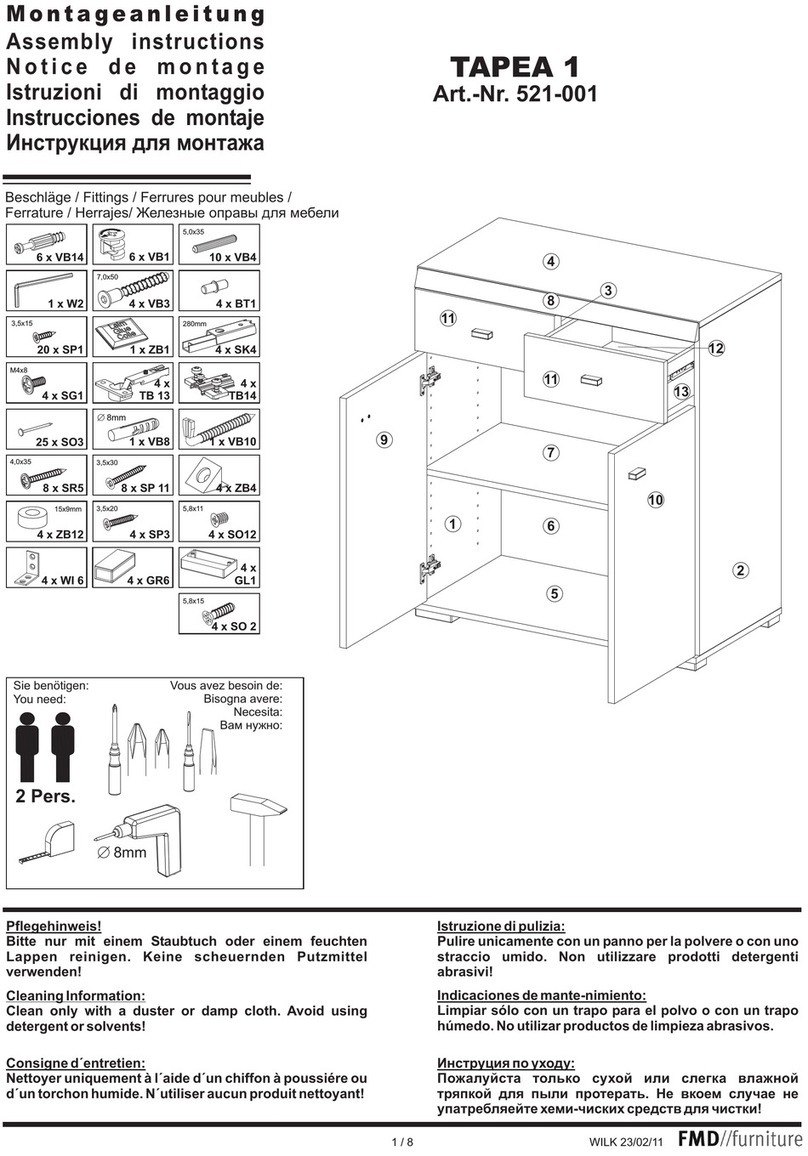 FMD Furniture TAPEA 1 User manual