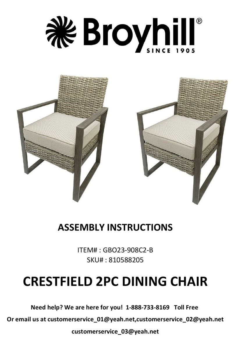 Broyhill CRESTFIELD GBO23-908C2-B User manual Broyhill CRESTFIELD GBO23-908C2-B User manual