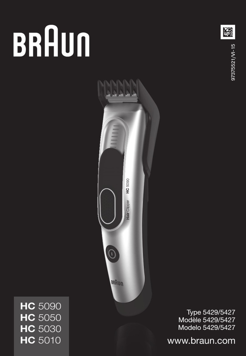 Braun HC5090 User manual