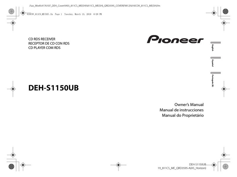 Pioneer DEH-S1150UB User manual