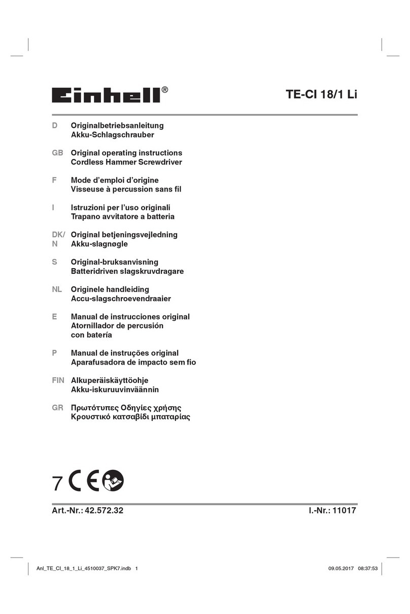 EINHELL 42.572.32 User manual