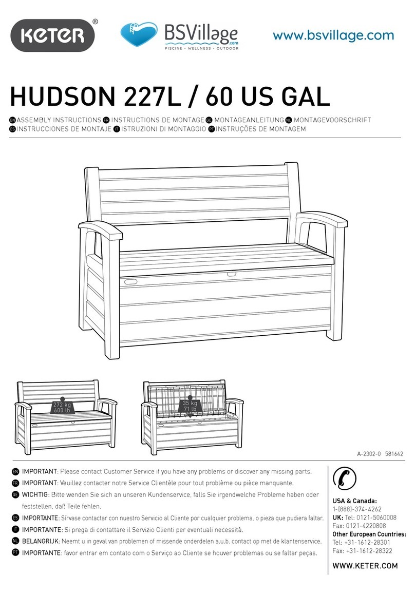 Keter HUDSON User manual