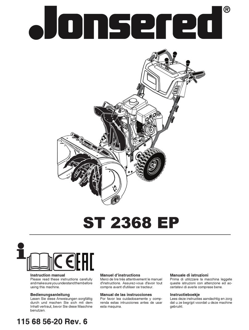 Jonsered ST 2368 EP instruction manual