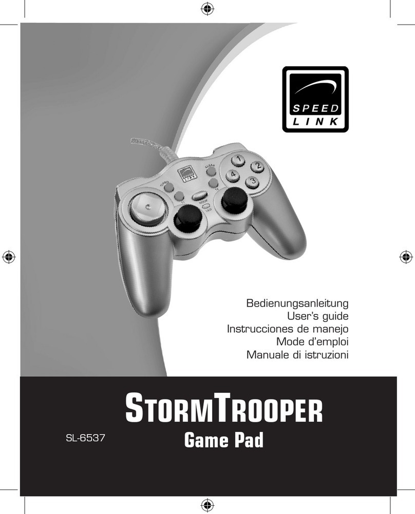 Speed Link STORMTROOPER SL-6537 User manual Speed Link STORMTROOPER SL-6537 User manual