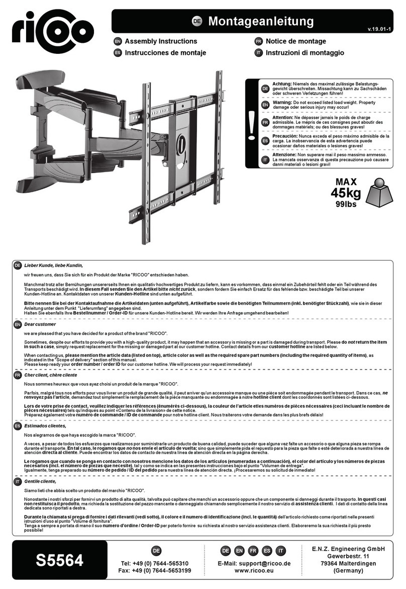 ricoo S5564 Assembly instructions