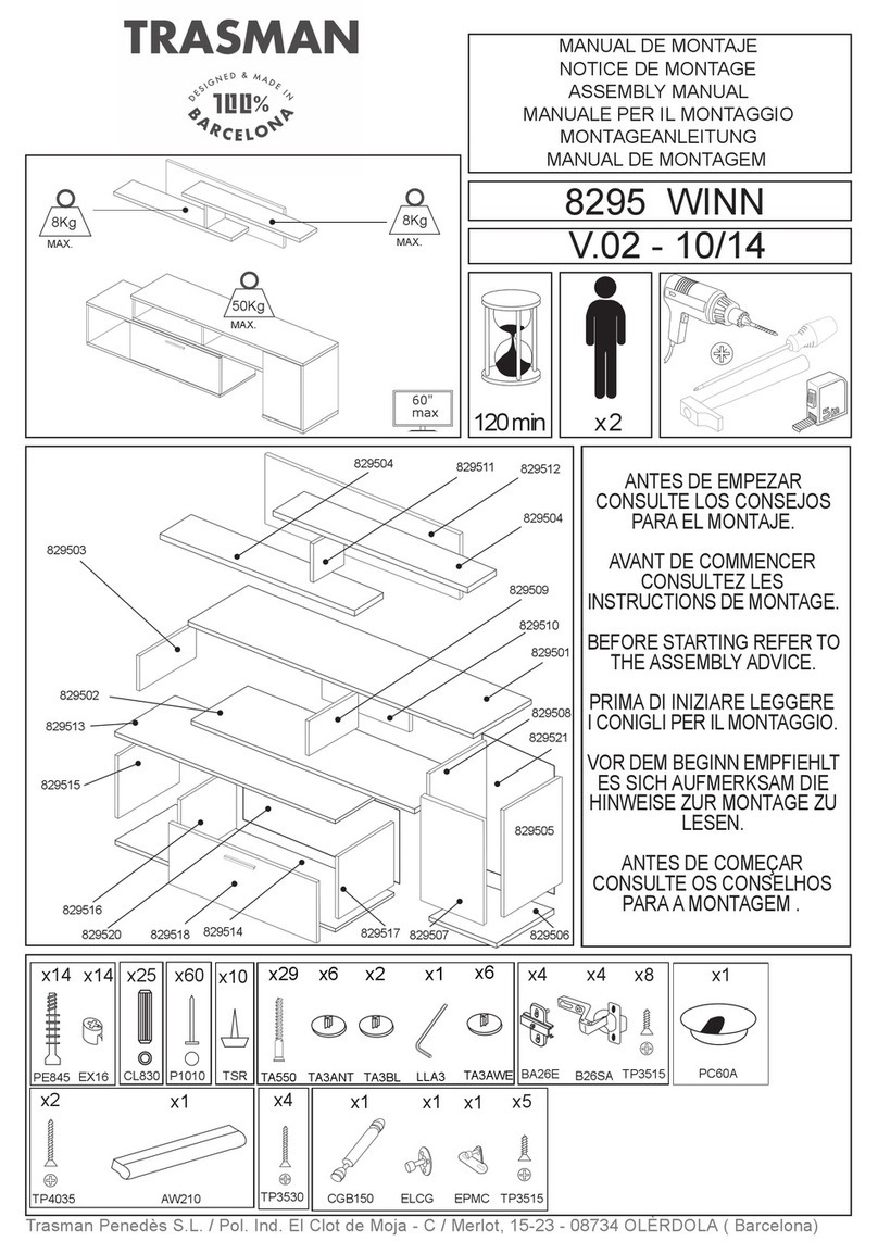 Trasman 8295 WINN User manual