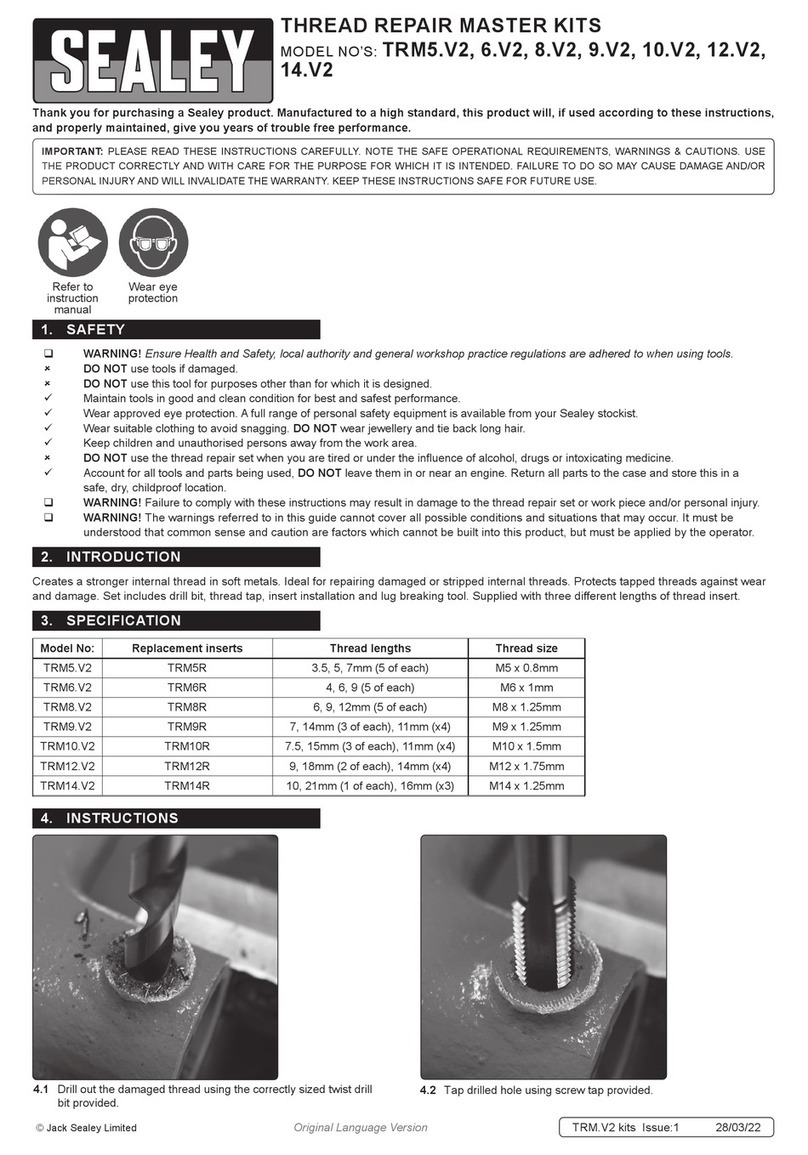 Sealey TRM5.V2 User manual