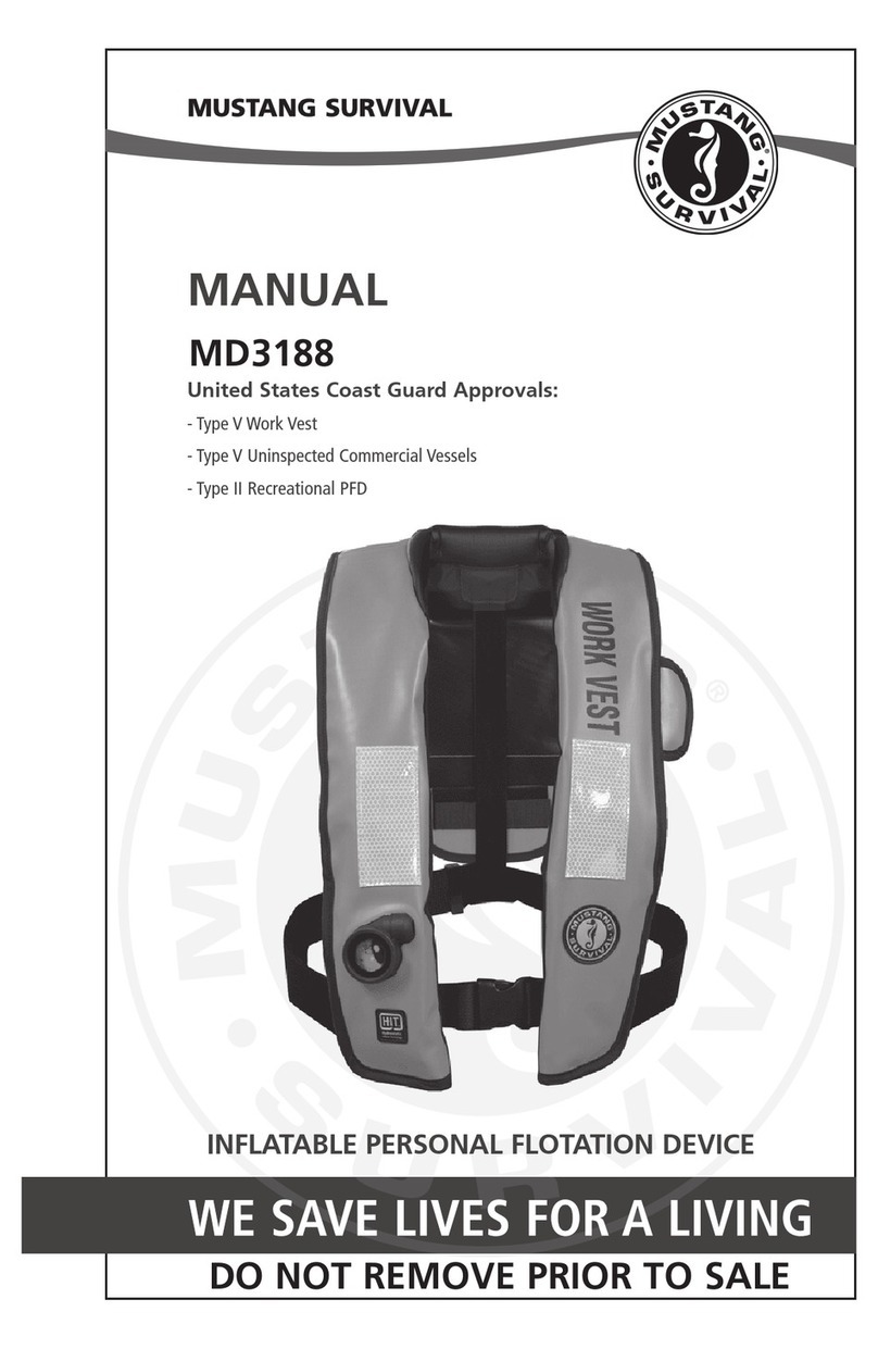 Mustang Survival MD318802 User manual