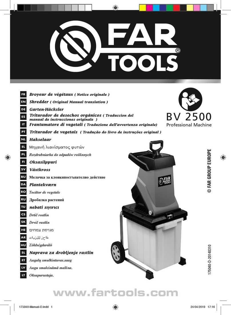 Far Tools BV 2500 Original manual translation